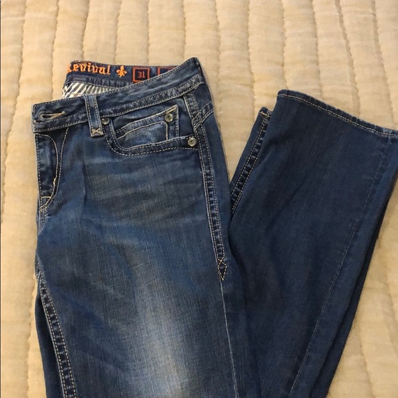 Rock Revival Denim - Women’s Rock Revival Jeans-Straight Leg- Size 31